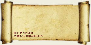 Nina Sofijanić vizit kartica